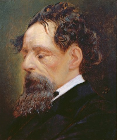 Portrait of Charles Dickens (1812-70) by Frederick Sargent